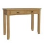 Harrington Office Desk Solid Oak With Two Drawers