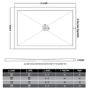 ONLY OPENED - 1200x900mm Rectangular Shower Tray – Slimline 25mm – Stone Resin – White – Harmony