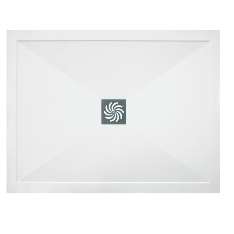 ALMOST PERFECT - 1400x800mm Rectangular Shower Tray – Slimline 25mm – Stone Resin – Anti-Slip – White – Harmony