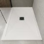 ALMOST PERFECT - 1700x800mm Rectangular Shower Tray – Slimline 25mm – Stone Resin – White – Harmony