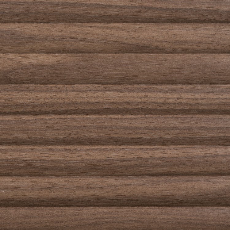 Multifunctional Small Walnut Ribbed Floating TV Stand - TV's up to 55" - Hazel