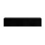 Multifunctional Black Ribbed Floating TV Stand - TV's up to 75" - Hazel