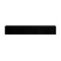 Multifunctional Large Black Ribbed Floating TV Stand with Storage - TV's up to 85" - Hazel