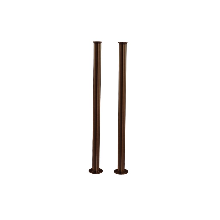 Brushed Bronze Traditional Bath Shower Mixer with stand pipes- Helston