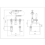 Brushed Bronze Traditional Bath Shower Mixer with stand pipes- Helston