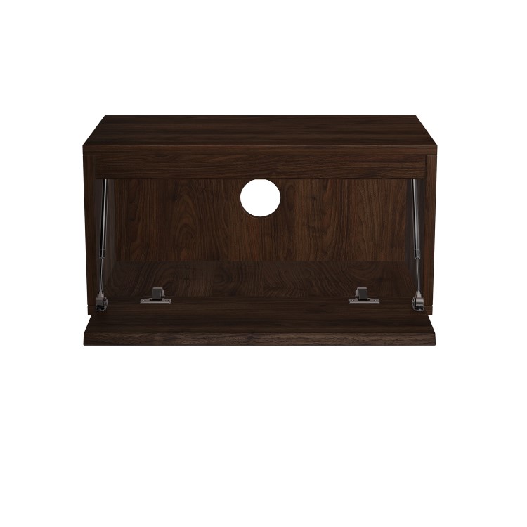 Small Walnut Floating Wall Mounted TV Stand - TV's up to 55" - Hiro