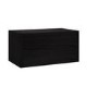 Large Black Floating Wall Mounted TV Stand - TV's up to 85" - Hiro