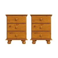 Pine Pair of Bedside Tables - Hamilton