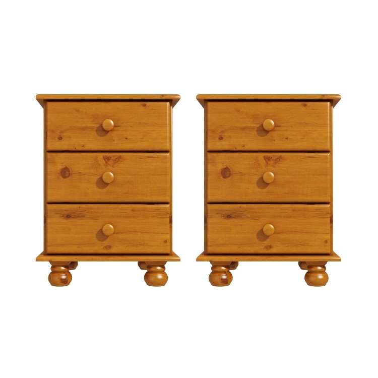 Pine Pair of Bedside Tables - Hamilton