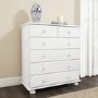White 4 Piece Bedroom Furniture Set - Hamilton