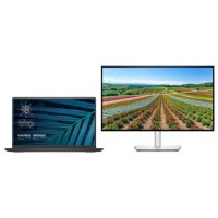 Dell VOSTRO 3510 15.6 " Windows 10 Pro Laptop with Dell UltraSharp U2722D 27"  QHD Monitor