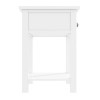 Kids White Painted Bedside Table with Drawer - Harper