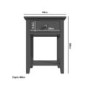 Grey Pair of Bedside Tables - Harper