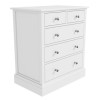 Kids White Painted Chest of 5 Drawers - Harper