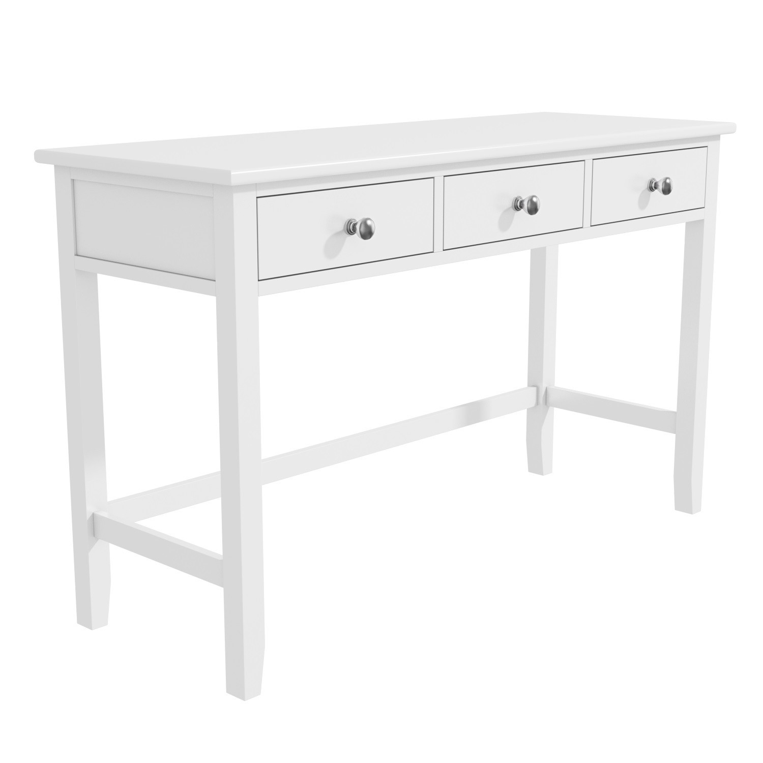 Wooden White Console Table With Drawers Harper Itdirect Ie Wooden White Console Table With Drawers, Sofa Table Desk With Drawers