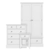 White 3 Piece Bedroom Furniture Set - Harper