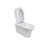 Grade A1 - Indiana Wall Hung Toilet 1160mm Pneumatic Frame & Cistern & White Glass Flush Plate