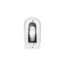 Grade A1 - Indiana Wall Hung Toilet 1160mm Pneumatic Frame & Cistern & White Glass Flush Plate