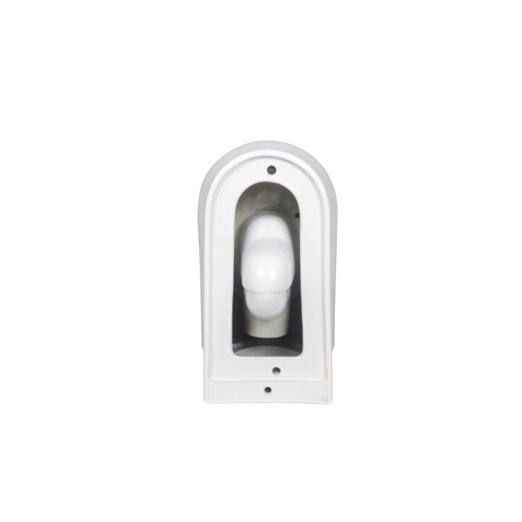 Grade A1 - Indiana Wall Hung Toilet 1160mm Pneumatic Frame & Cistern & White Glass Flush Plate