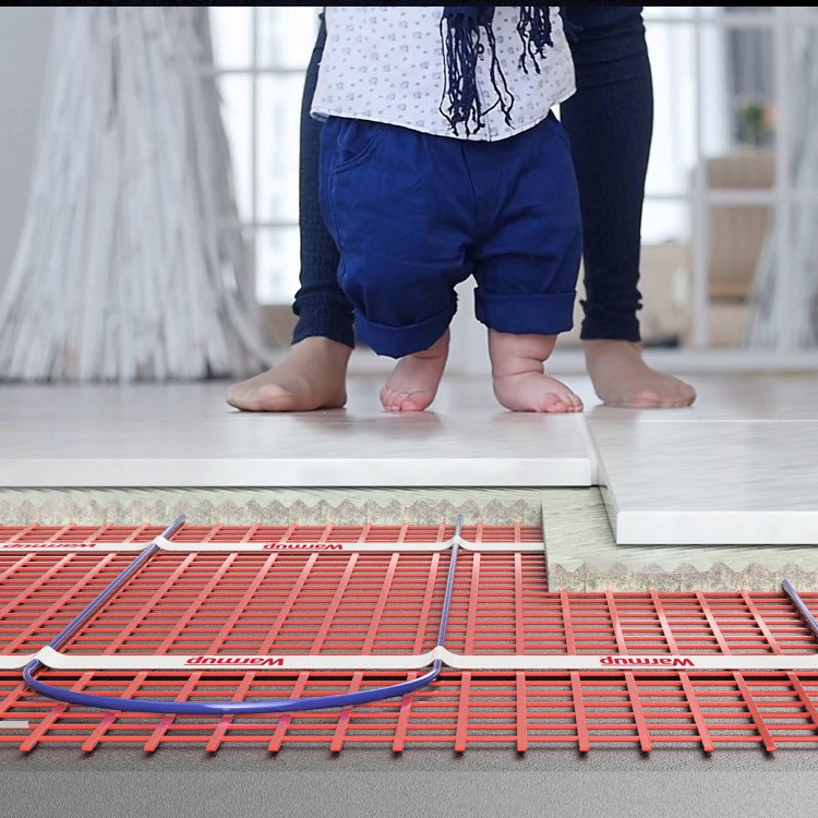 GRADE A1 - Underfloor Heating StickyMat 150W/m 2m - Warmup