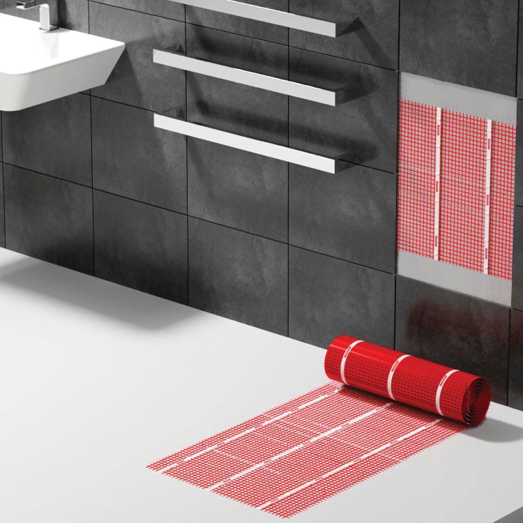 GRADE A1 - Underfloor Heating StickyMat 150W/m 2m - Warmup