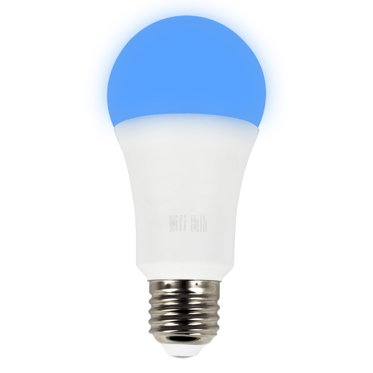 electriQ Smart Lighting Colour Wifi Bulb with E27 screw ending - Alexa & Google Home compatible - 3 Pack