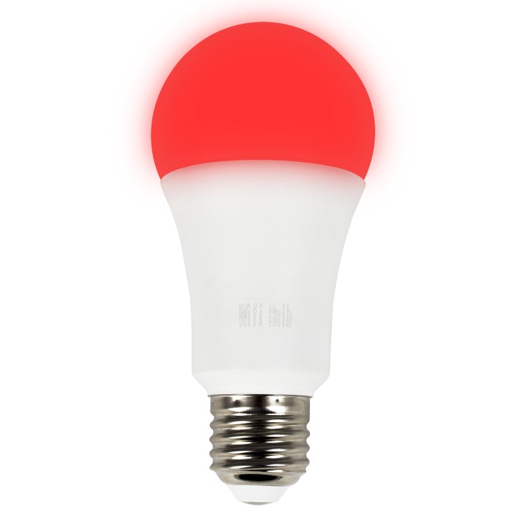 electriQ Smart Lighting Colour Wifi Bulb with E27 screw ending - Alexa & Google Home compatible - 3 Pack