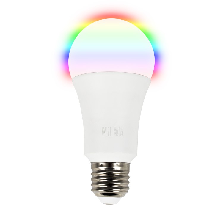 electriQ Smart Lighting Colour Wifi Bulb with E27 screw ending - Alexa & Google Home compatible - 5 Pack