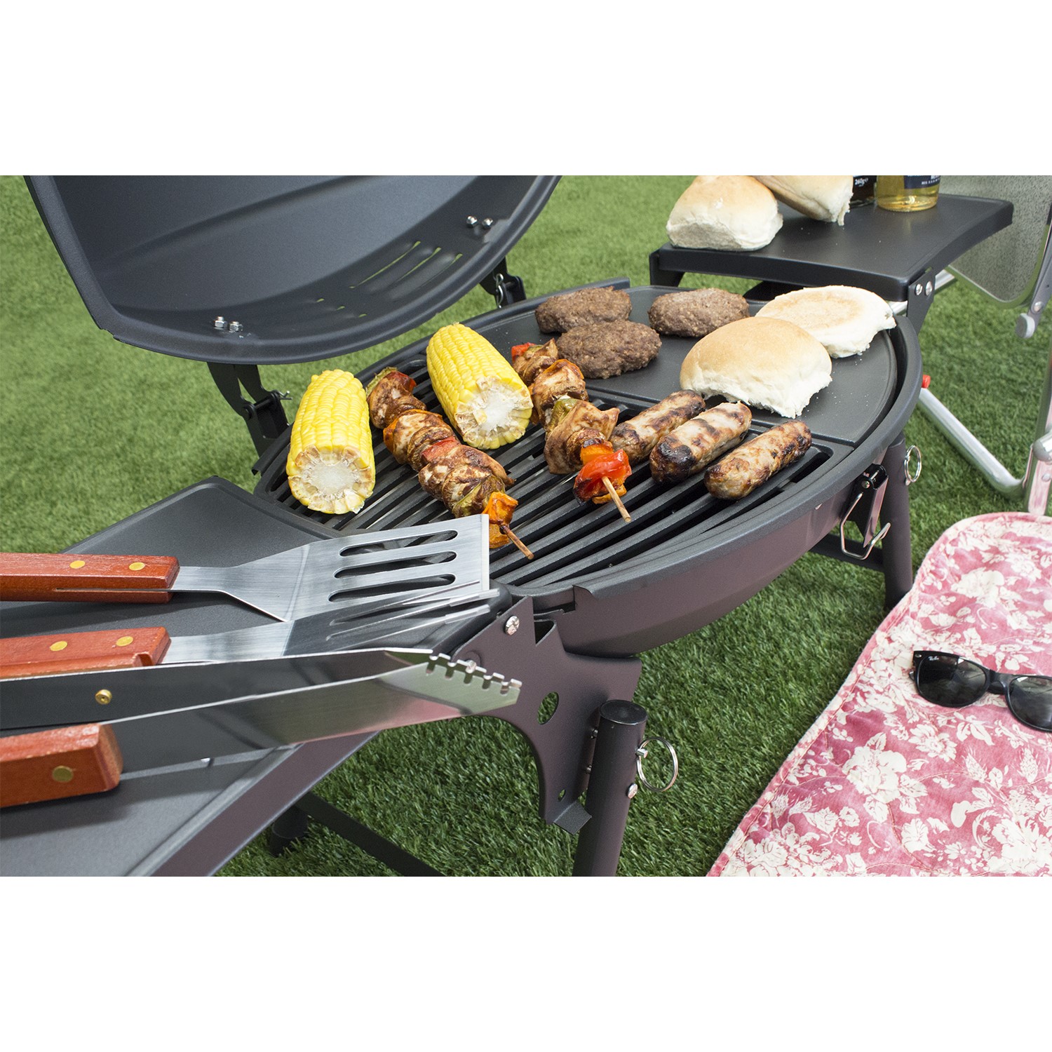 Boss Grill Louisiana Portable Single Burner Gas BBQ Grill with