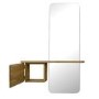 Oak Full Length Wall Mirror with Storage - Izzi