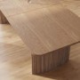 Large Light Oak Extendable Dining Table - Seats 6-8 - Jarel