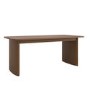 Large Walnut Extendable Dining Table - Seats 6 - 8 - Jarel
