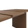 Large Walnut Extendable Dining Table - Seats 6 - 8 - Jarel