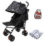 Bundle- Animal Print Stroller Raincover Cup Holder and Fox Lunch Bag by Jane Foster