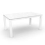 Jewel Large White High Gloss Dining Table with 6 Grey Velvet Dining Chairs
