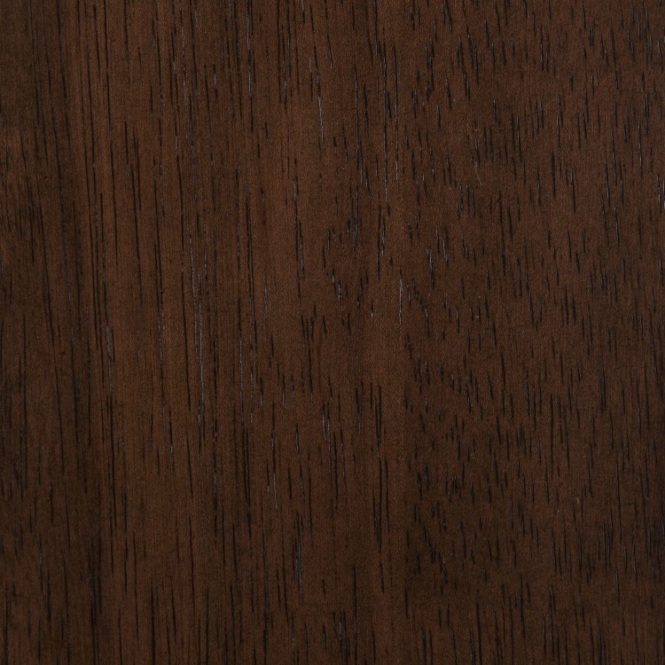 Round to Oval Walnut Extendable Dining Table Set with 4 Beige Faux Leather Chairs - Seats 4 - Karie