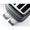 Delonghi Avvolta Four Slice Toaster - Black &amp; Grey
