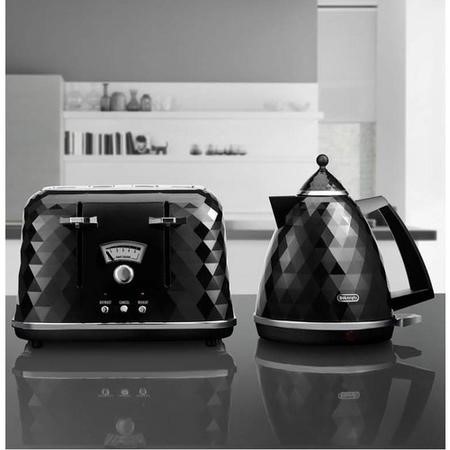 Delonghi Brillante Kettle and Toaster Set Black Page