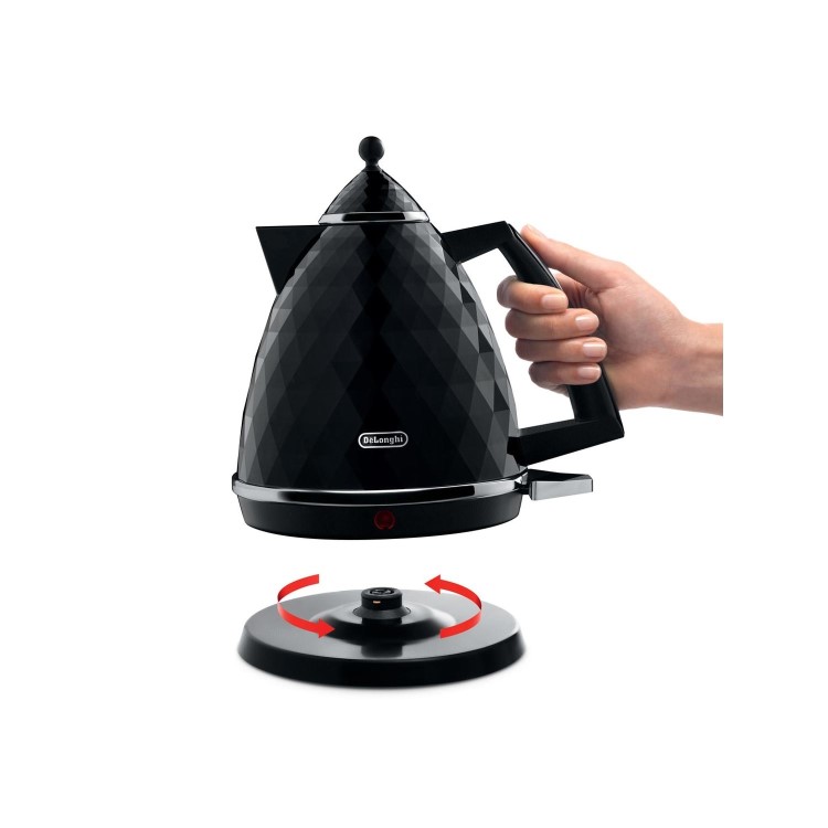 Delonghi Brillante Kettle and Toaster Set - Black 