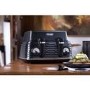 Delonghi Scolpito Kettle and Toaster Set - Black