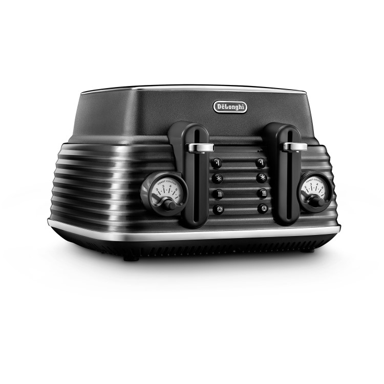 Delonghi Scolpito Kettle and Toaster Set - Black