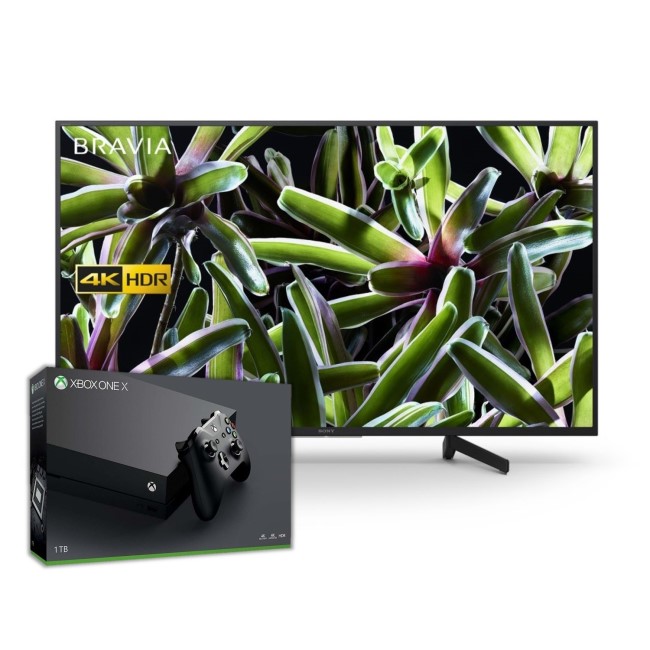 Sony BRAVIA 49" 4K Smart LED TV inc. MS Xbox One X 1TB Console