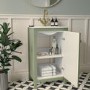 ONLY OPENED - 500mm Green Freestanding Vanity Unit with Basin - Kinsley
