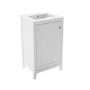 ALMOST PERFECT - 500mm White Freestanding Vanity Unit with Basin - Kinsley 