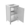 ALMOST PERFECT - 500mm White Freestanding Vanity Unit with Basin - Kinsley 