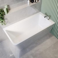 ONLY OPENED - Freestanding Single Ended Right Hand Corner Bath 1500 x 740mm - Kona ONLY OPENED - Freestanding Single Ended Right Hand Corner Bath 1500 x 740mm - Kona