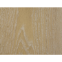 Set of 3 Cream Upholstered Curved Kitchen Stools with Limewash Solid Oak Exposed Back - Kori