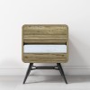 Kuta Modern Reclaimed Wood  Bedside Table - Industrial Style