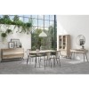 Kuta Wooden Dining Table Seats 6-  Industrial Style