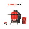 Kamado Joe Big Joe III Charcoal BBQ with Elements Pack